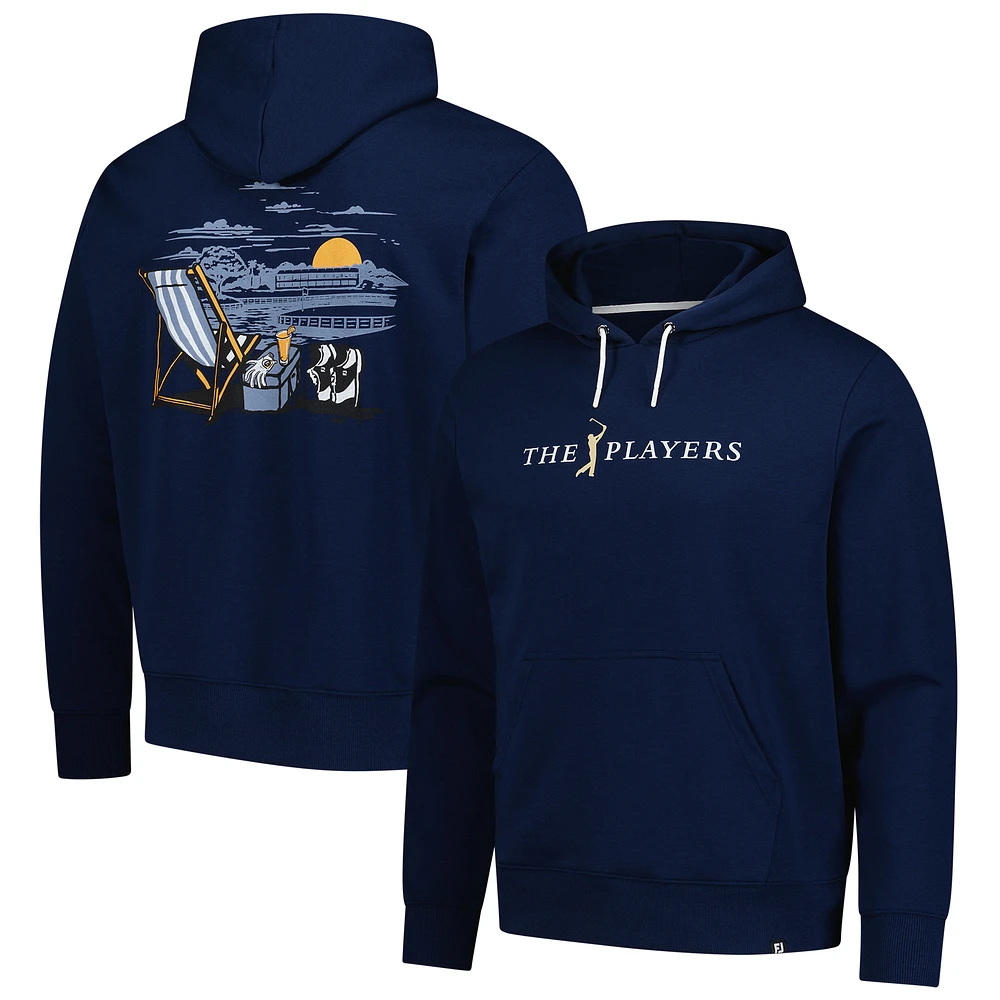 Men's FootJoy Navy THE PLAYERS Pullover Hoodie