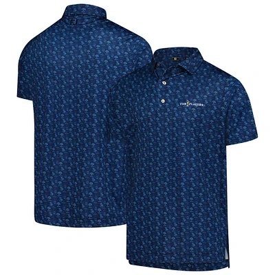 Men's FootJoy Navy THE PLAYERS ProDry All Over Print Polo