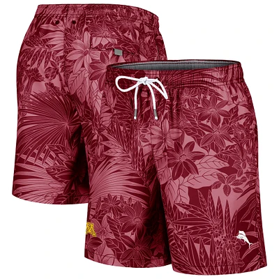 Men's Tommy Bahama Maroon Minnesota Golden Gophers Naples Santiago Palms Board Shorts