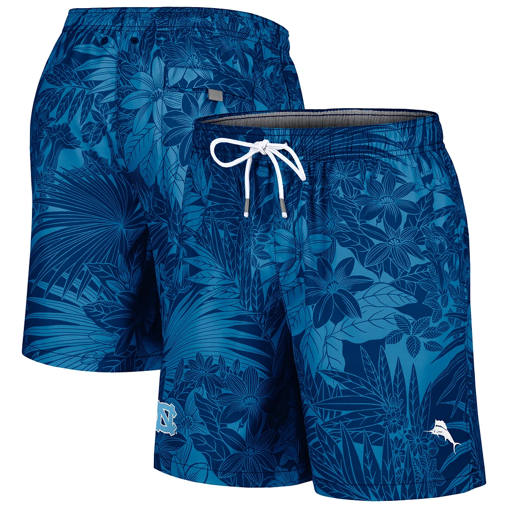 Men's Tommy Bahama Light Blue Carolina Santiago Palms Board Shorts
