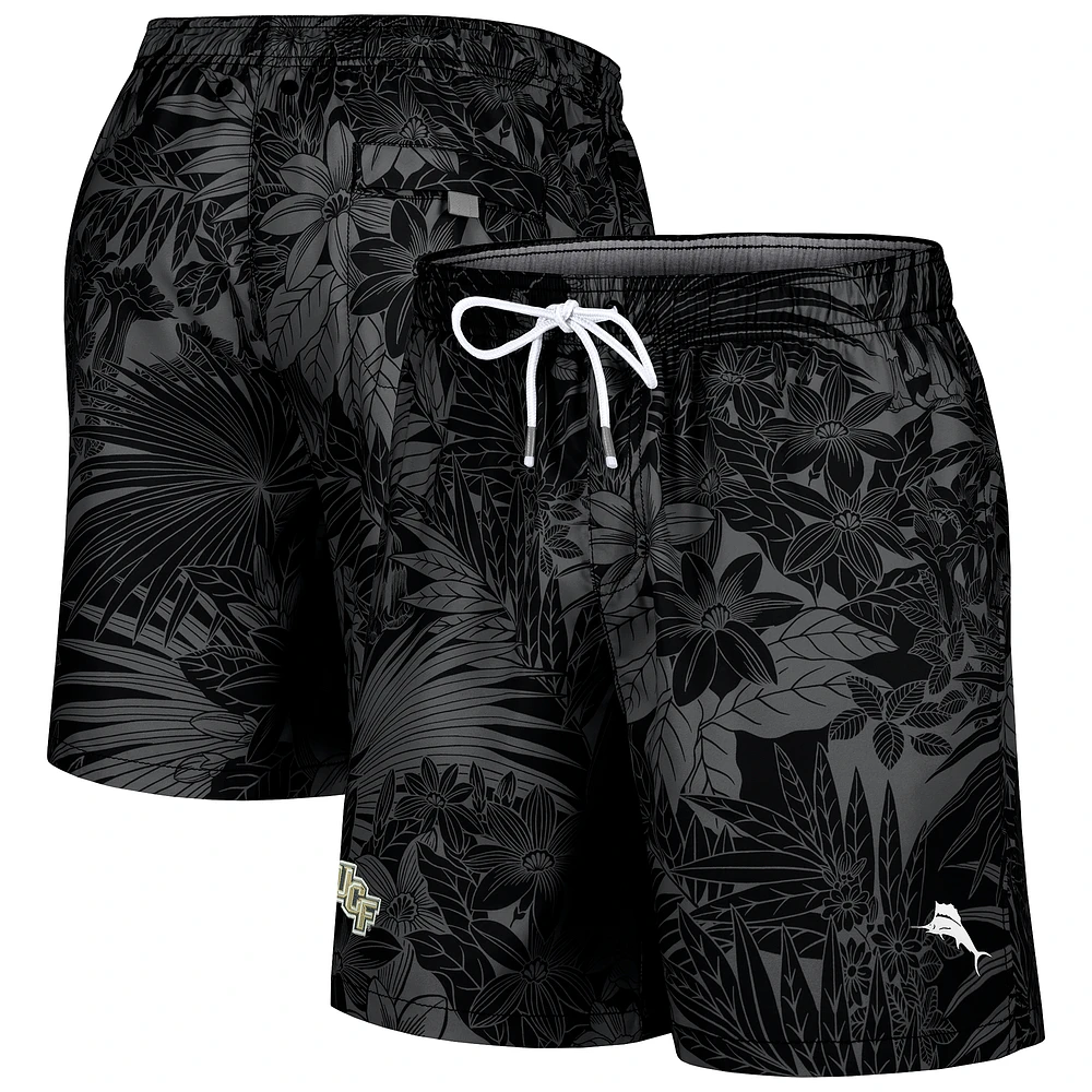 Men's Tommy Bahama Black UCF Knights Santiago Palms Board Shorts