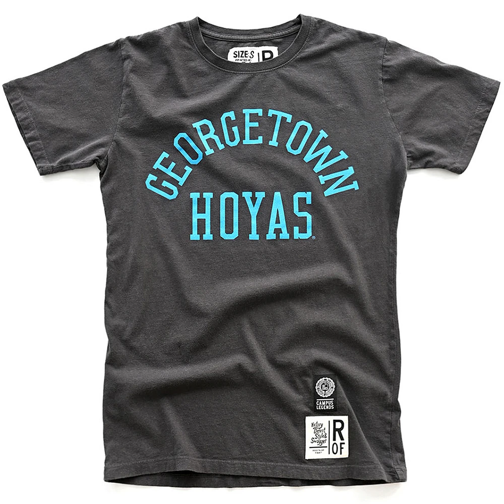 Men's Roots of Fight Black Georgetown Hoyas Classic T-Shirt