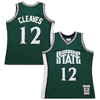 Men's Mitchell & Ness Mateen Cleaves Green Michigan State Spartans 1999/00 Swingman Jersey