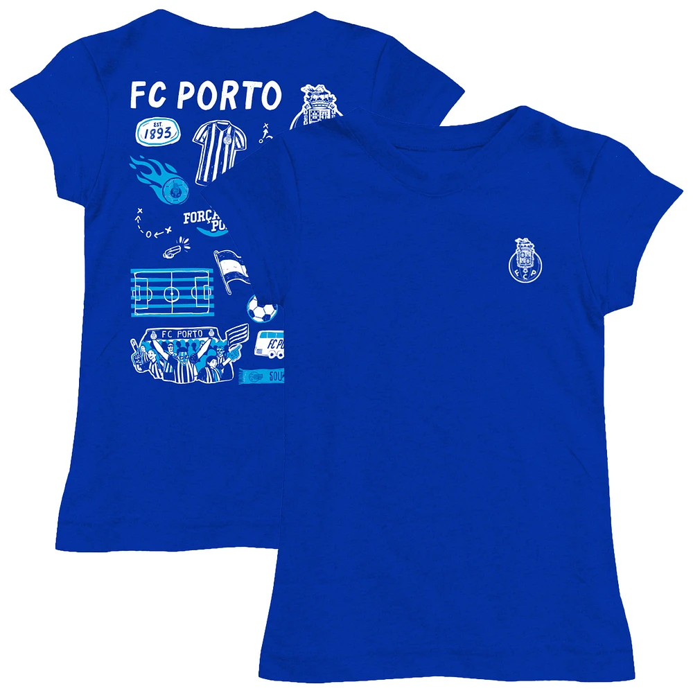 Youth Vive La Fete Royal FC Porto Impressions Artwork Fitted T-Shirt