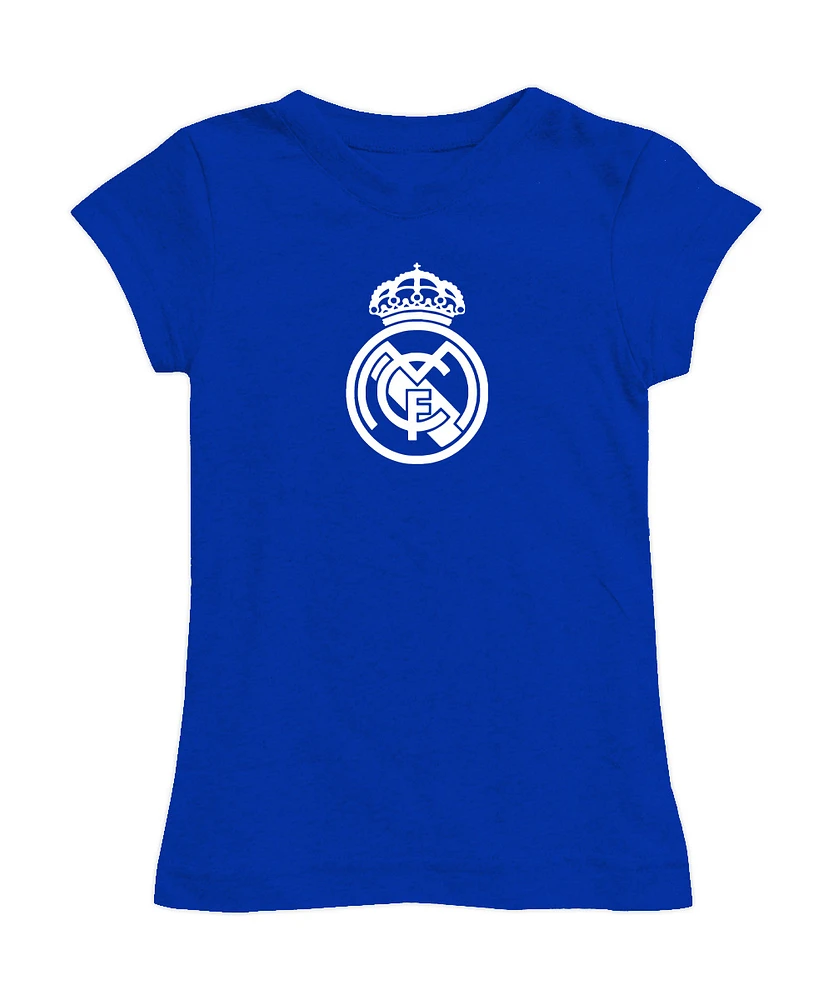 Girls Toddler Vive La Fete Royal Real Madrid Color Badge Fitted T-Shirt