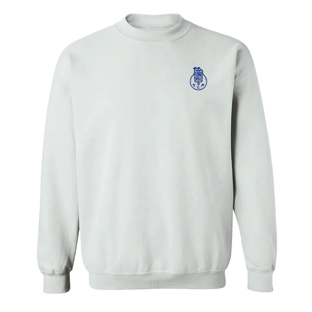 Women's Vive La Fete White FC Porto Color Badge Pullover Sweatshirt