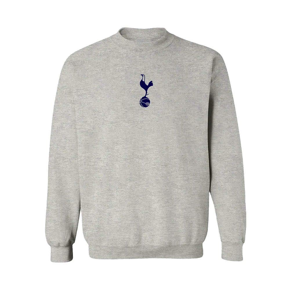 Women's Vive La Fete Heather Gray Tottenham Hotspur Color Badge Pullover Sweatshirt