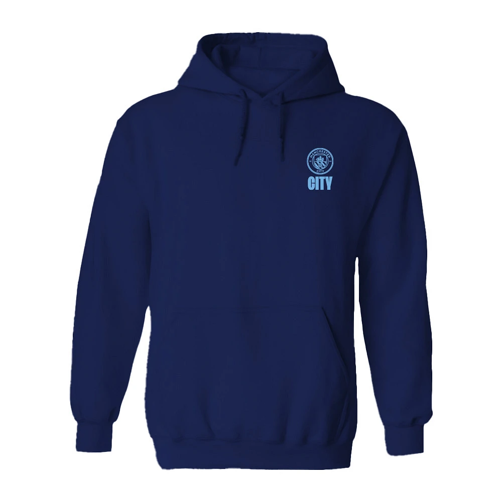 Women's Vive La Fete Navy Manchester City Color Badge Pullover Hoodie