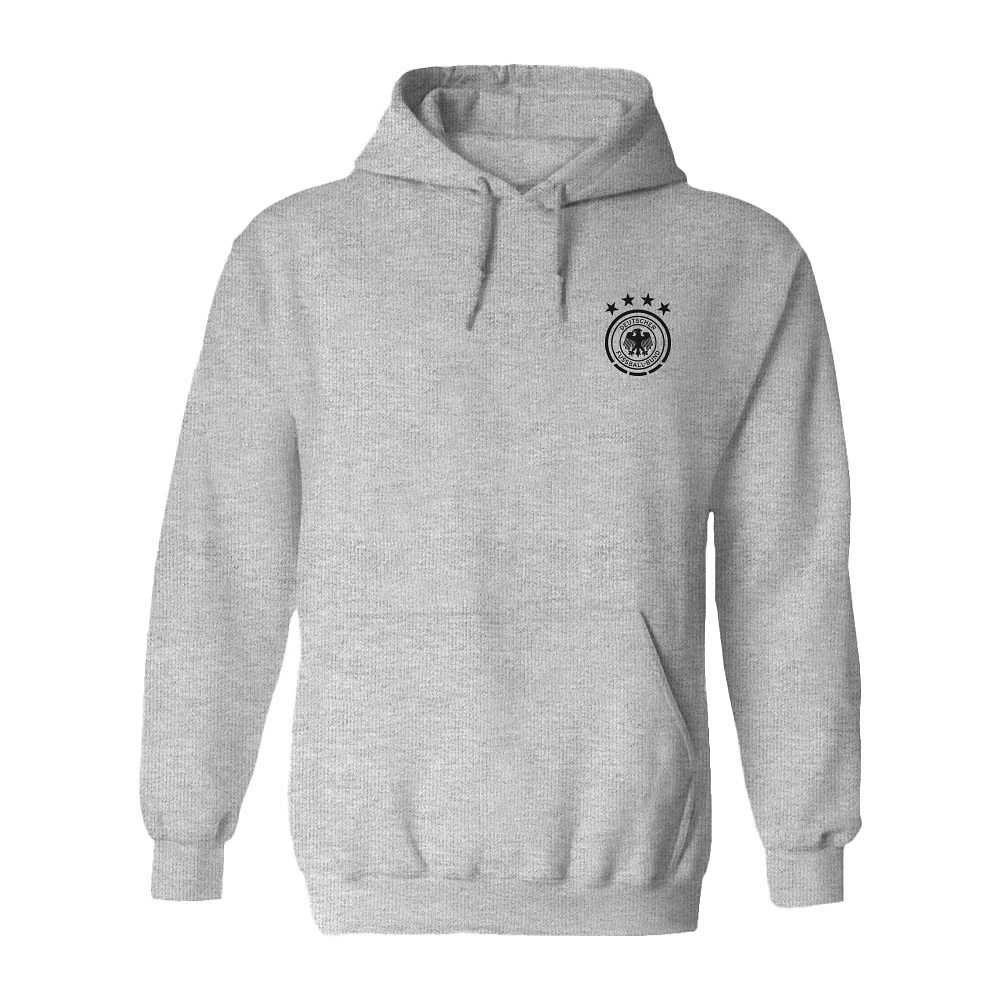 Women's Vive La Fete Heather Gray Germany National Team Color Badge Pullover Hoodie