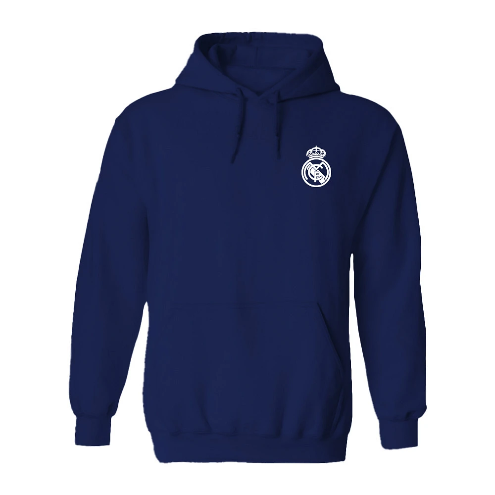 Women's Vive La Fete Navy Real Madrid Color Badge Pullover Hoodie