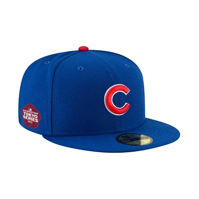 Men's New Era Royal Chicago Cubs 2025 MLB World Tour: Tokyo Series Side Patch 59FIFTY Fitted Hat