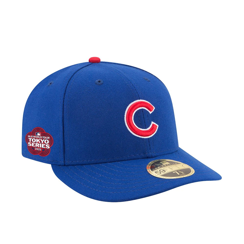 Men's New Era Royal Chicago Cubs 2025 MLB World Tour: Tokyo Series Side Patch Low Profile 59FIFTY Fitted Hat