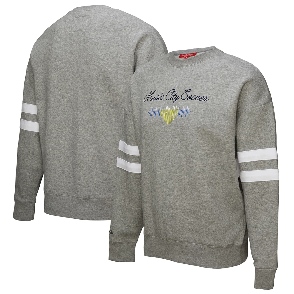 Women's Heather Gray Nashville SC 2025 Jersey Hook Lightweight Pullover Sweatshirt