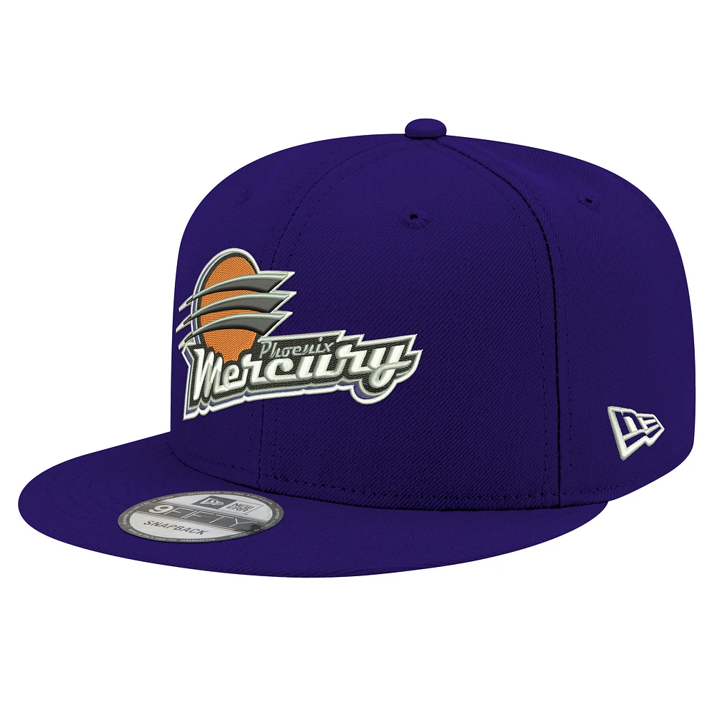 Unisex New Era Purple Phoenix Mercury Logo 9FIFTY Snapback Hat