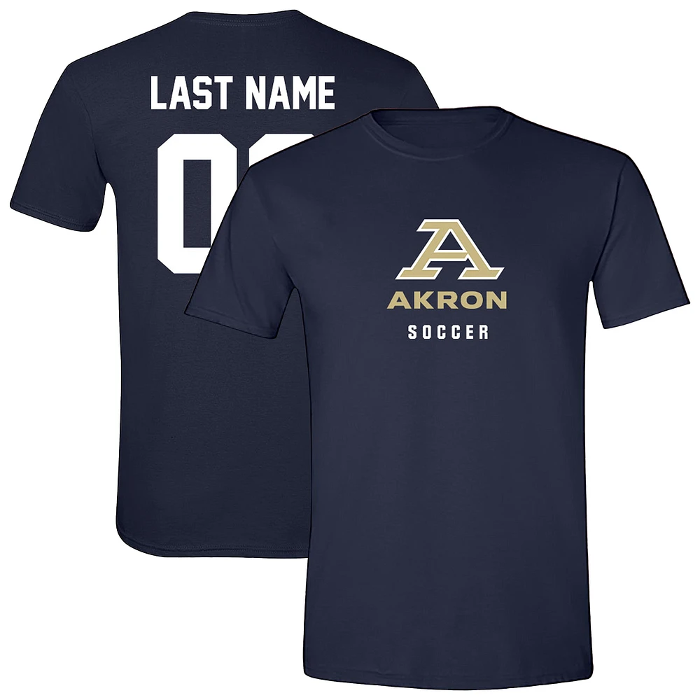 Unisex Navy Akron Zips Women's Soccer Pick-A-Player Shirsey