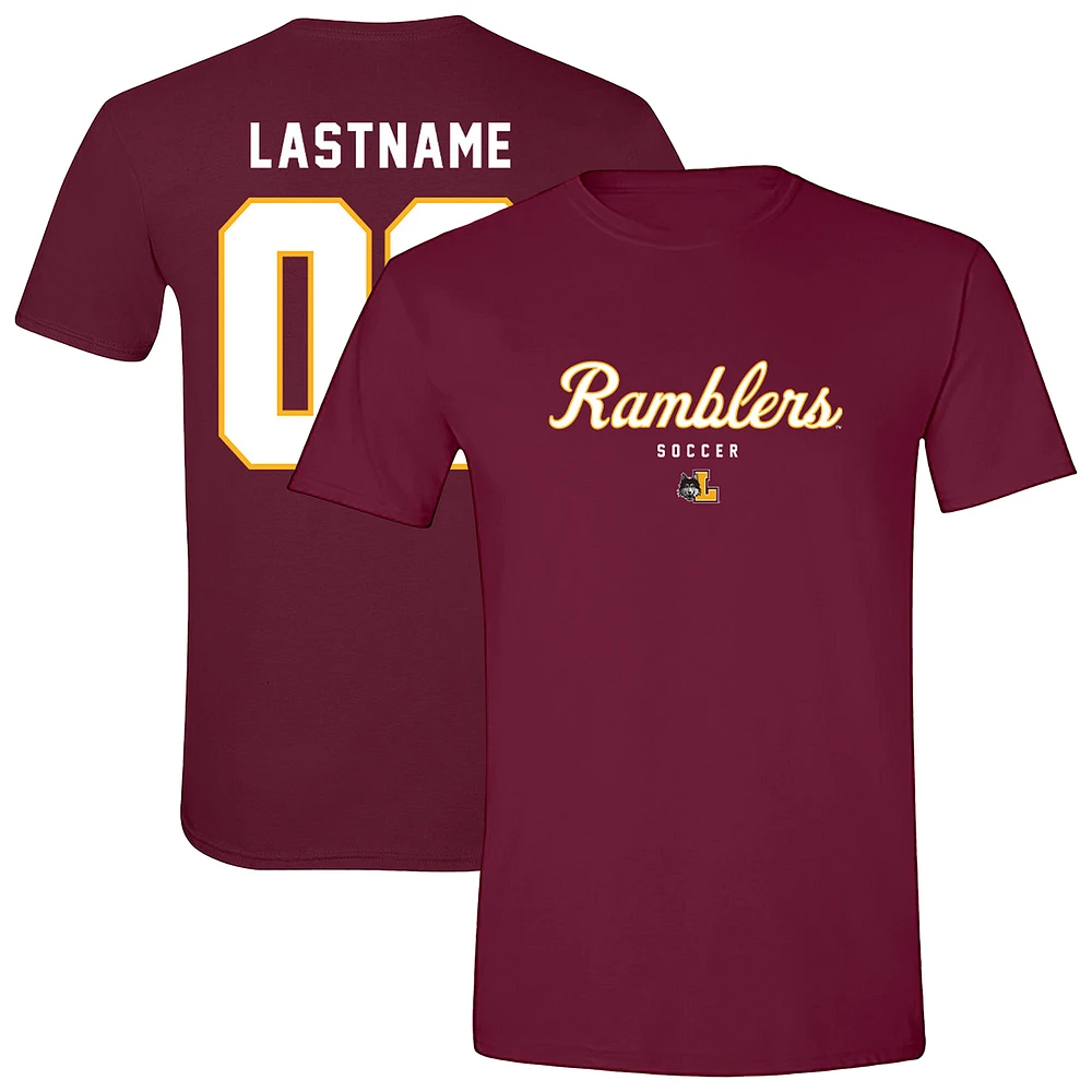 Unisex Maroon Loyola Chicago Ramblers Women's Soccer Pick-A-Player Shirsey