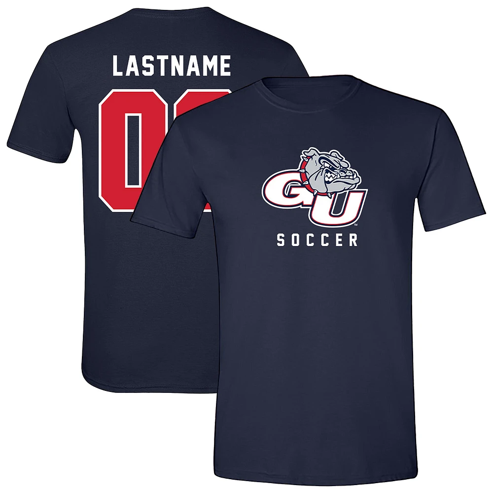 Unisex Navy Gonzaga Bulldogs Women's Soccer Pick-A-Player Shirsey