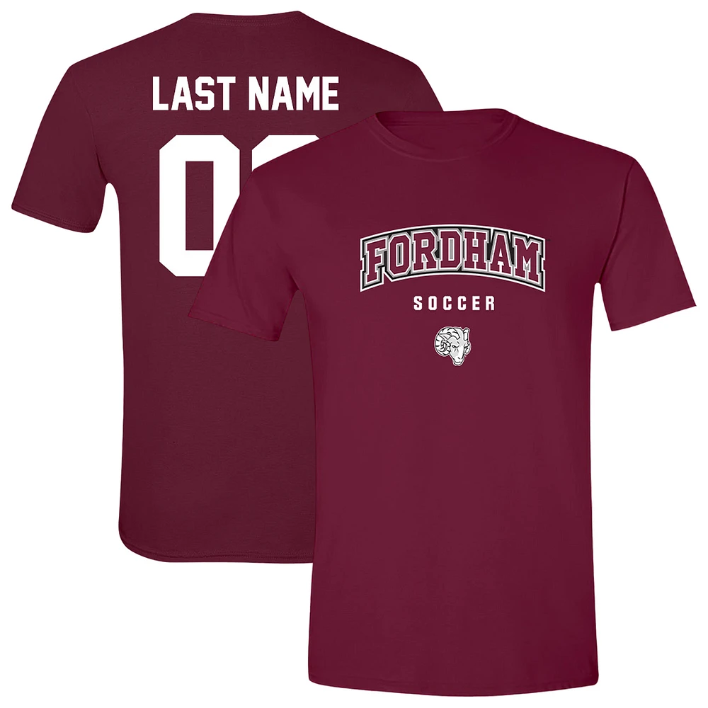 Unisex Maroon Fordham Rams NIL Pick-A-Player Men's Soccer Shirsey