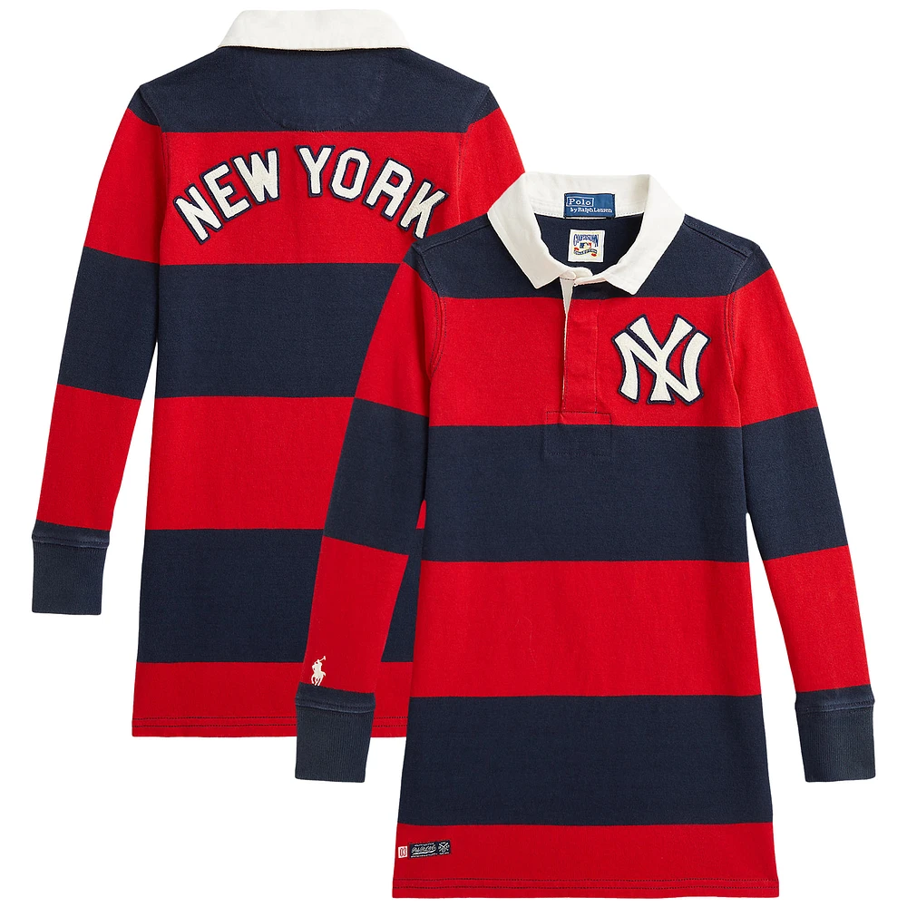 Toddler Polo Ralph Lauren Navy/Red Yankees Rugby Dress
