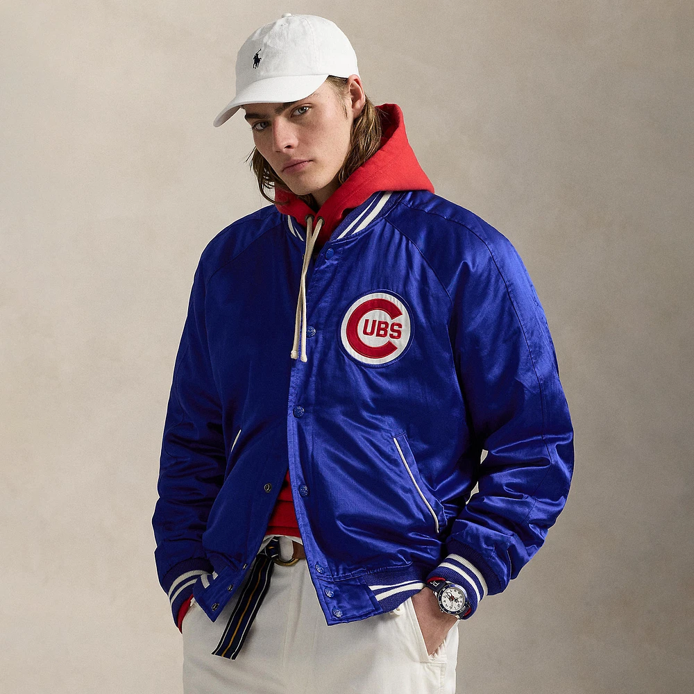 Polo Ralph Lauren Royal Cubs Satin Jacket