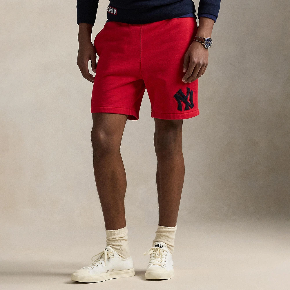 Polo Ralph Lauren Red Yankees Fleece Shorts