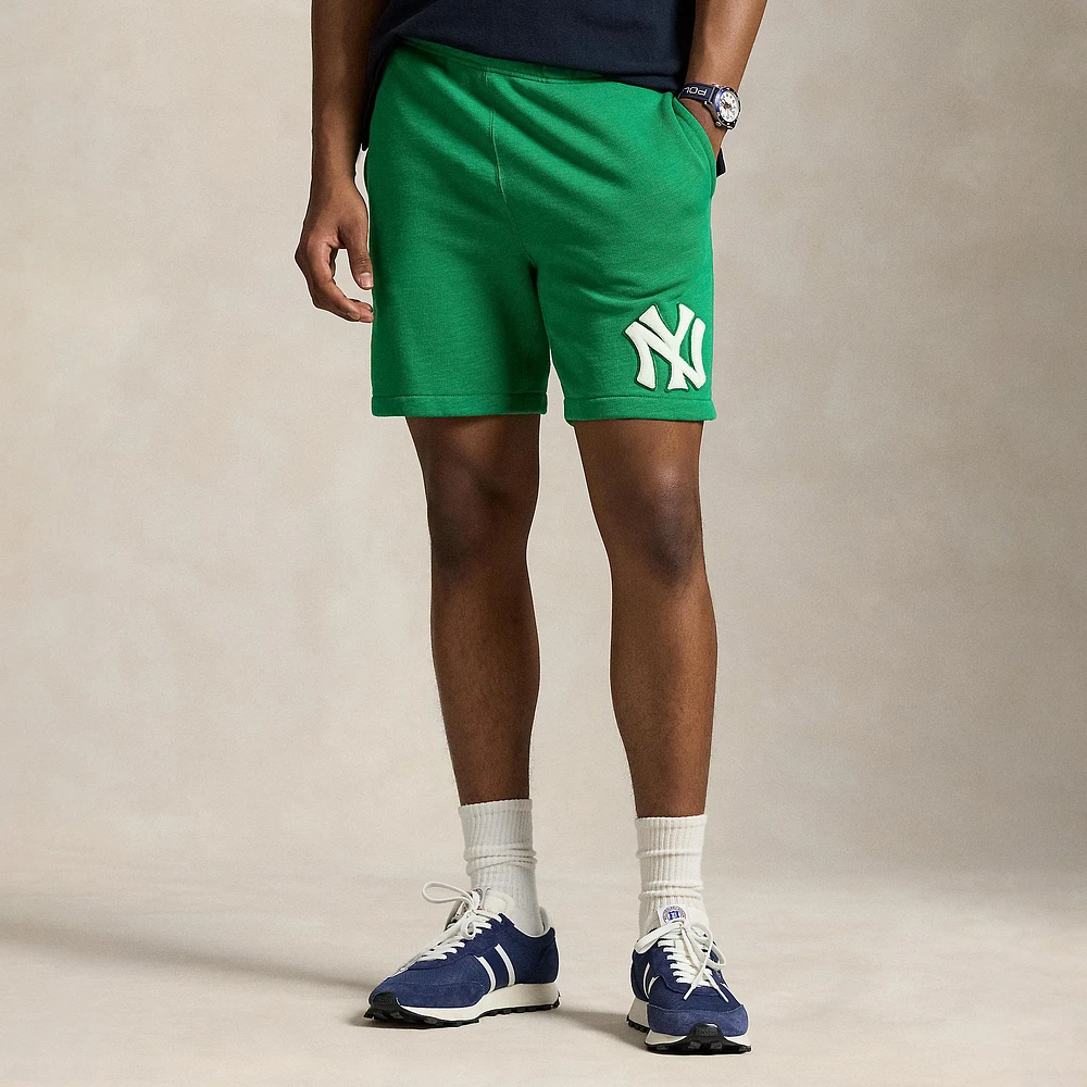 Polo Ralph Lauren Green Yankees Fleece Shorts