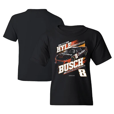 Youth Richard Childress Racing Team Collection Black Kyle Busch Cheddar's Car T-Shirt