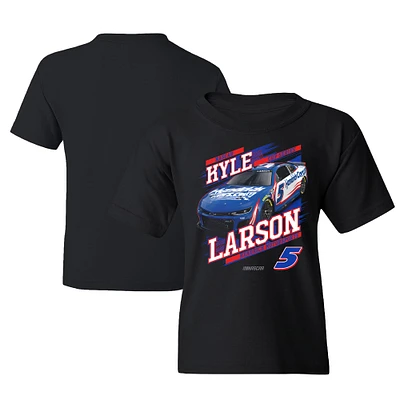 Youth Hendrick Motorsports Team Collection Black Kyle Larson HendrickCars.com Car T-Shirt