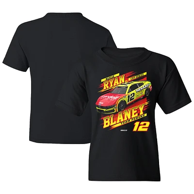 Youth Team Penske Black Ryan Blaney Menards Car T-Shirt