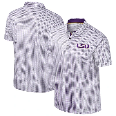 Men's Colosseum Purple LSU Tigers Big & Tall Marty Rival Polo