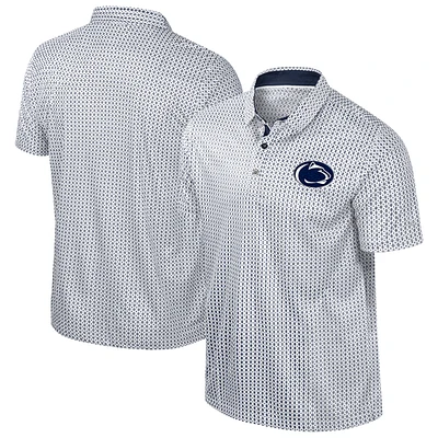 Men's Colosseum Navy Penn State Nittany Lions Big & Tall Marty Rival Polo