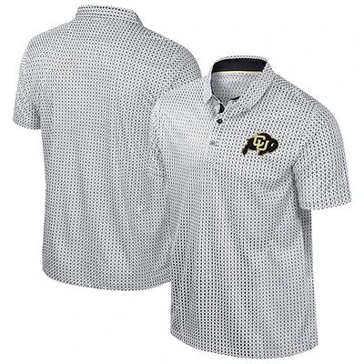 Men's Colosseum Black Colorado Buffaloes Big & Tall Marty Rival Polo