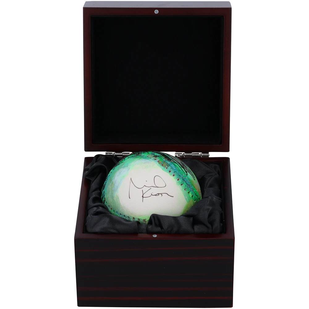Michael Keaton Beetlejuice Autographed Baseball - Art by Diana Aitken - Limited Edition #1/1 - WN55914860