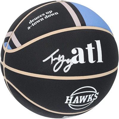 Trae Young Atlanta Hawks Autographed Wilson 2023-24 City Edition Collector Basketball