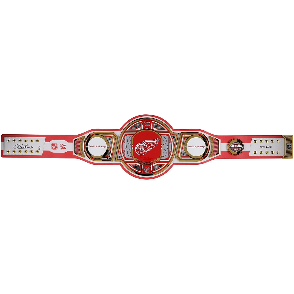 Patrick Kane Detroit Red Wings Autographed WWE Legacy Title Belt with "Showtime" Inscription