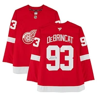 Alex DeBrincat Detroit Red Wings Autographed Red Fanatics Premium Jersey