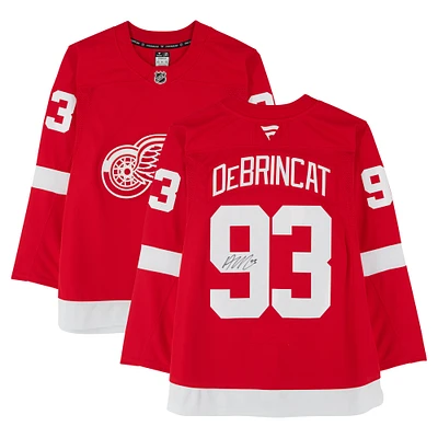Alex DeBrincat Detroit Red Wings Autographed Red Fanatics Premium Jersey