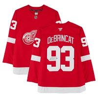 Alex DeBrincat Detroit Red Wings Autographed Red Fanatics Premium Jersey