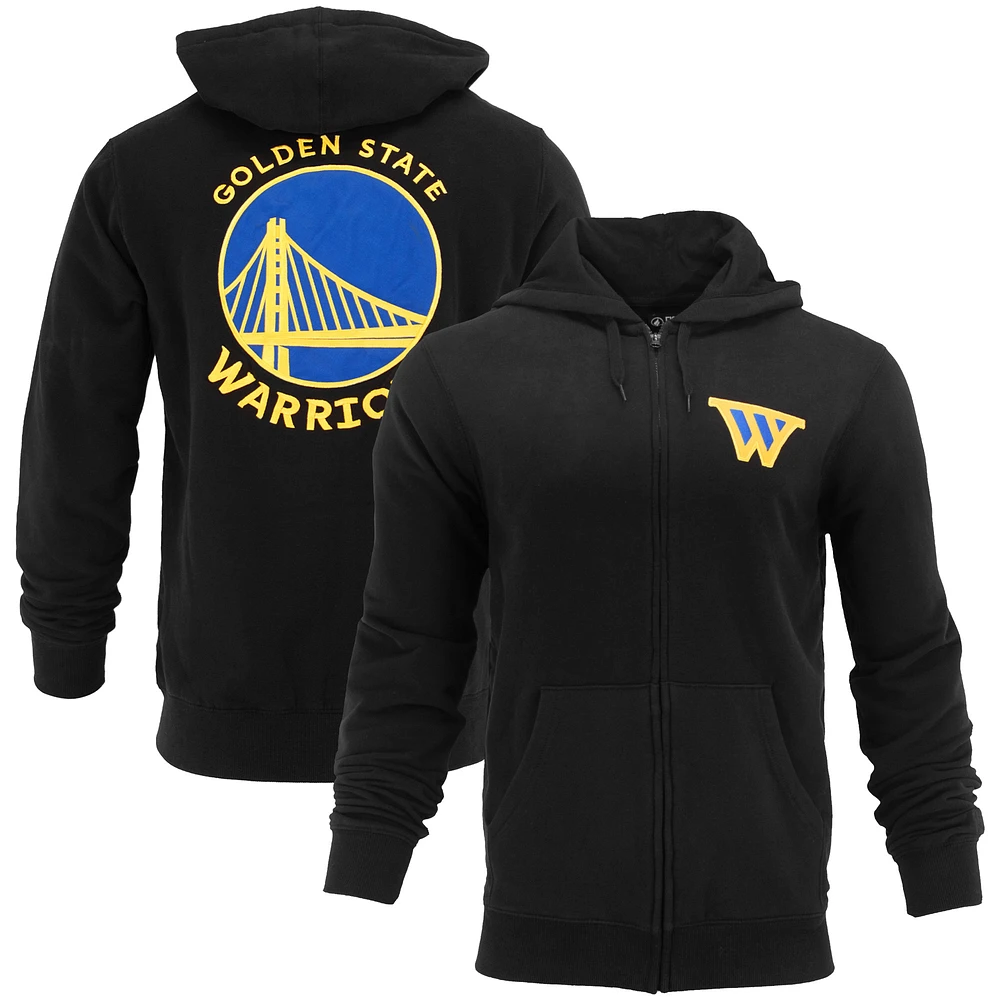 Unisex FISLL x Benny Gold Black Golden State Warriors Statement Edition Full-Zip Hoodie
