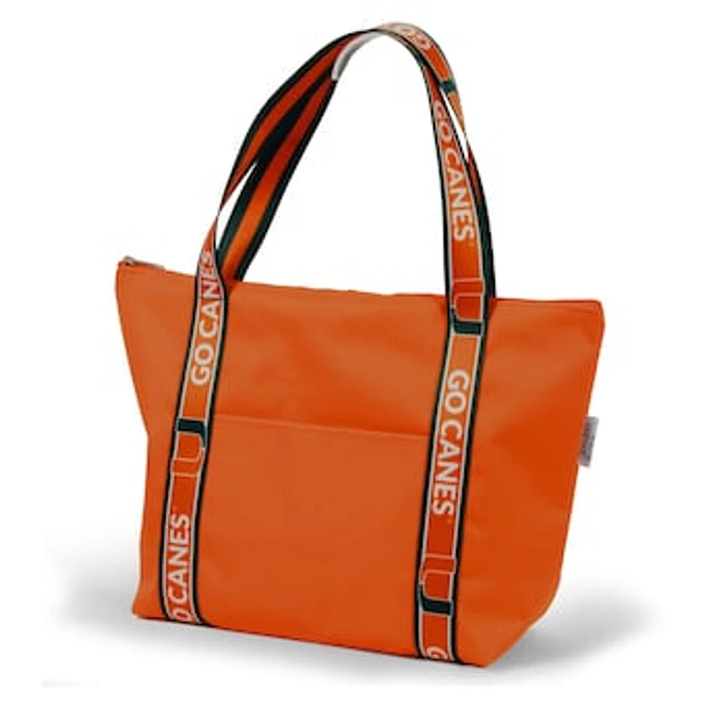 Miami Hurricanes The Sophie Tote with Logoed Straps