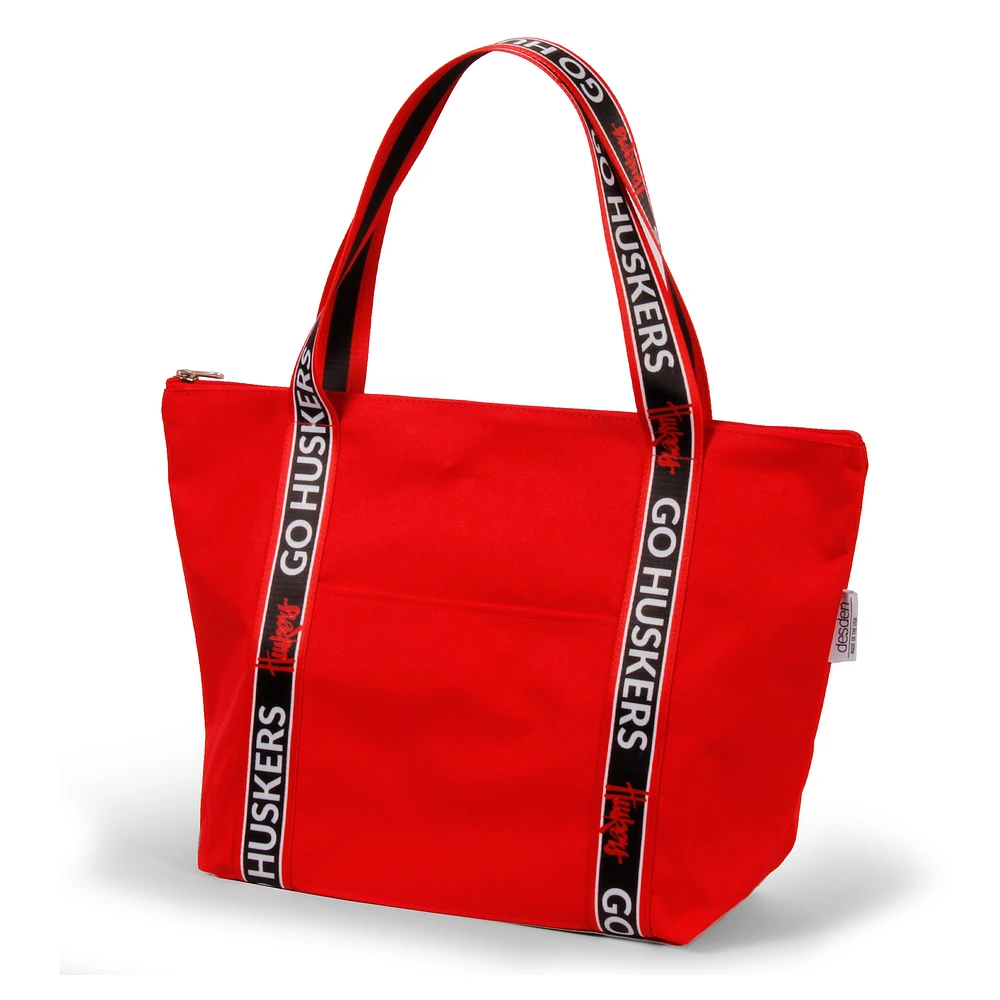 Nebraska Huskers The Sophie Tote with Logoed Straps