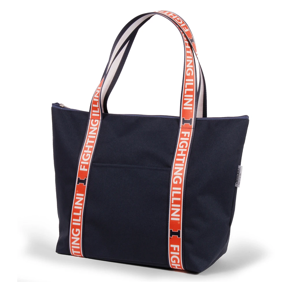 Illinois Fighting Illini The Sophie Tote with Logoed Straps