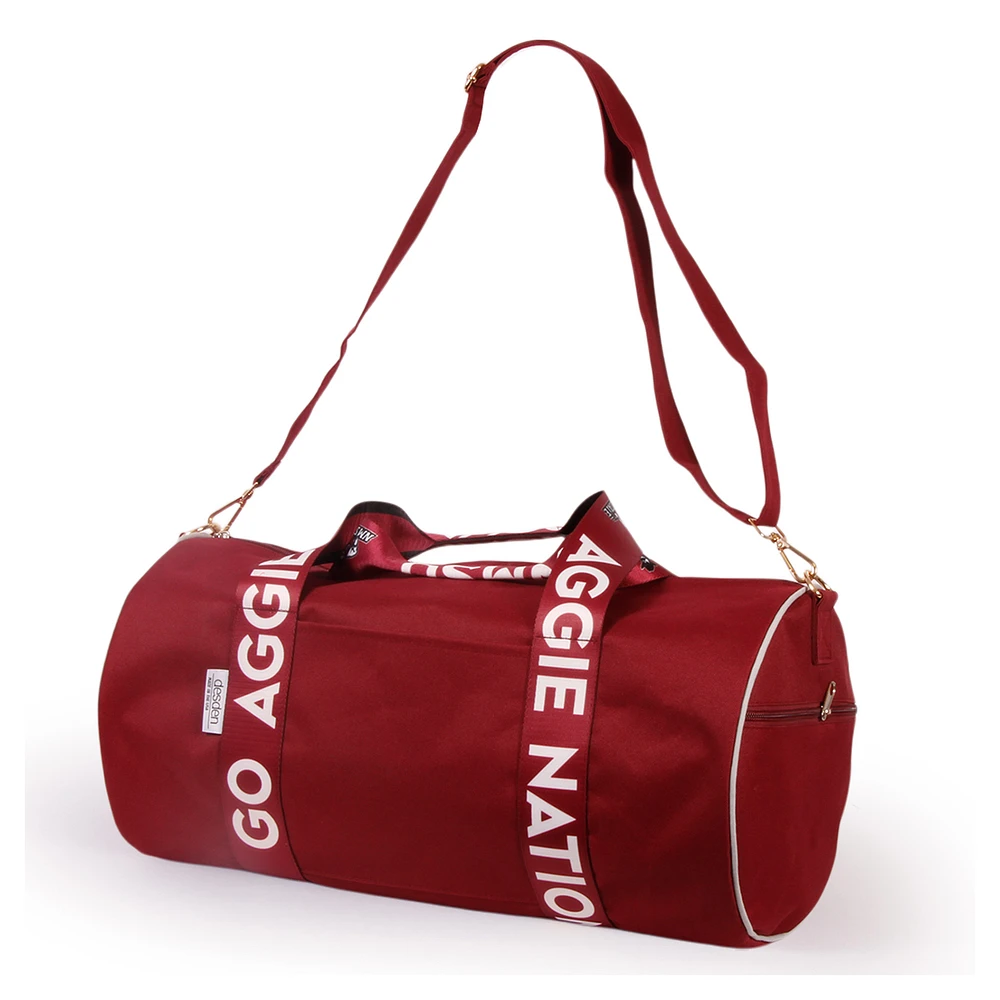 New Mexico State Aggies Round Duffel with Logoed Straps