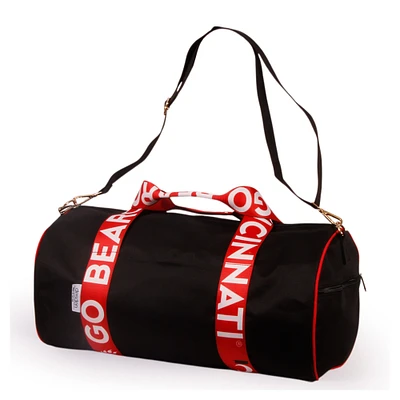 Cincinnati Bearcats Round Duffel with Logoed Straps