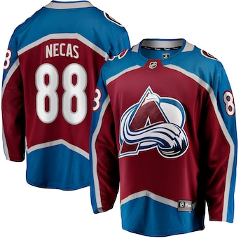 Men's Fanatics Martin Necas Burgundy Colorado Avalanche  Breakaway Player Jersey