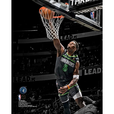 Anthony Edwards Minnesota Timberwolves Unsigned Dunk vs. Orlando Magic Spotlight Photograph