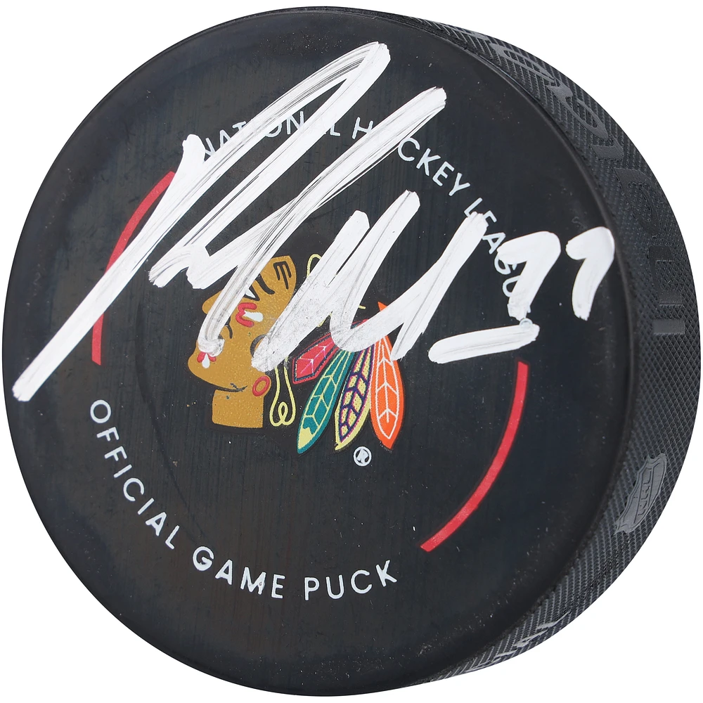 Pat Maroon Chicago Blackhawks Autographed Official Game Puck