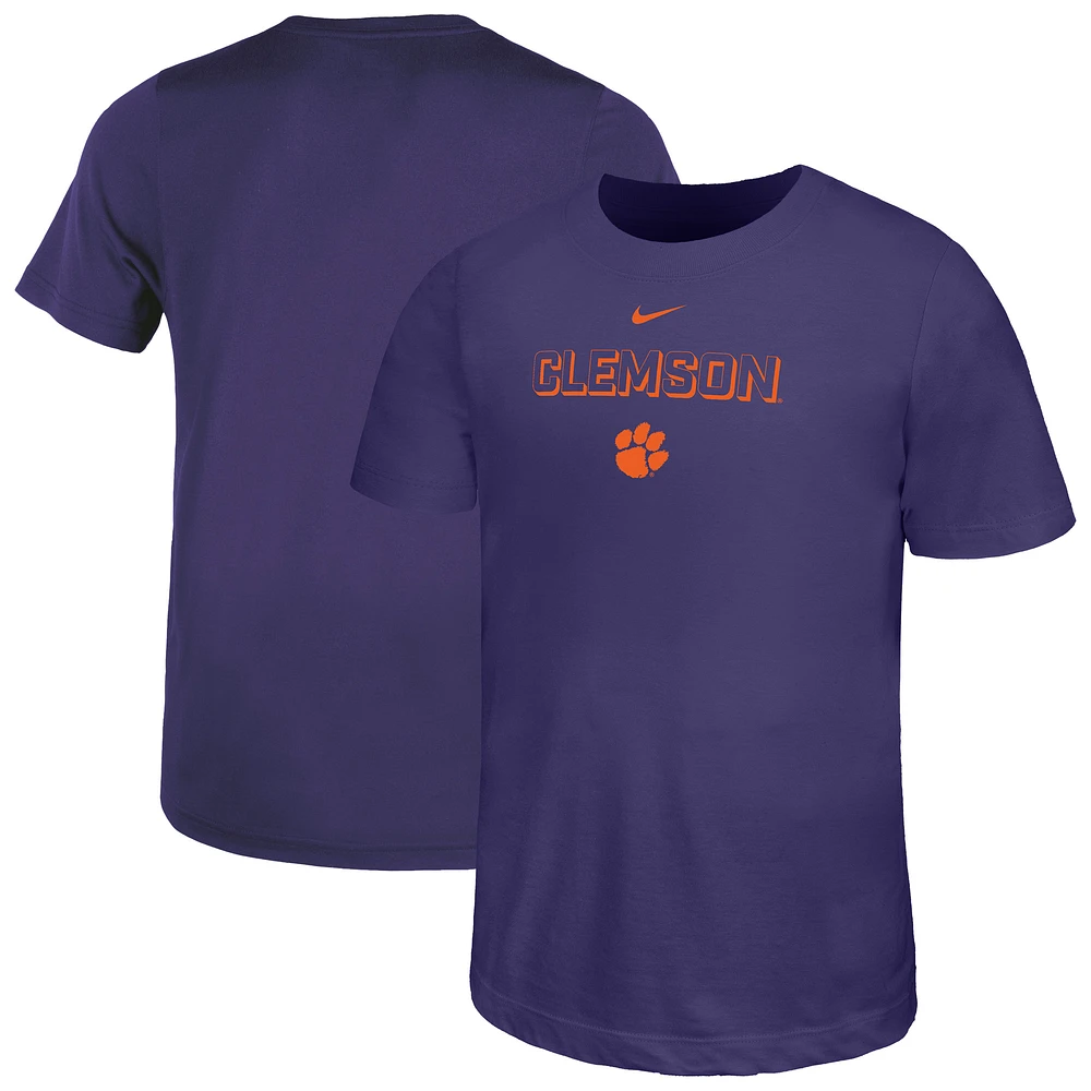 Youth Nike Purple Clemson Tigers Legend Performance T-Shirt