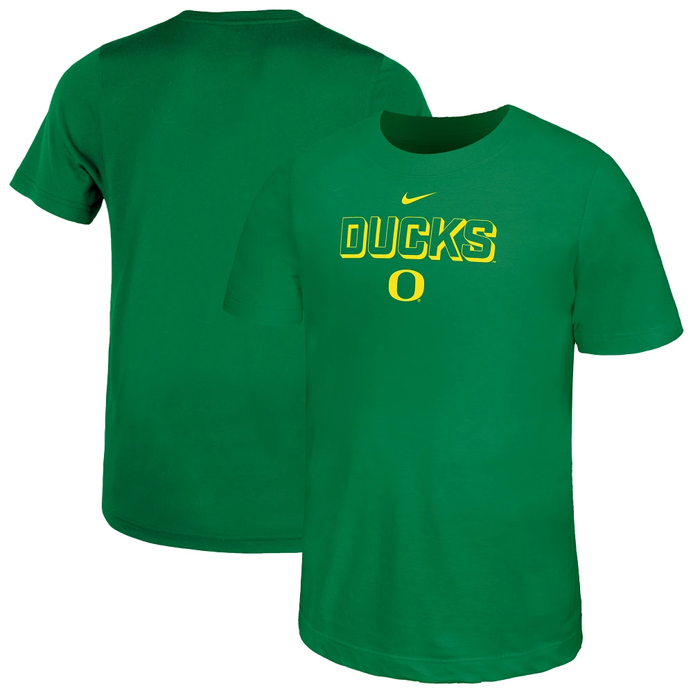 Youth Nike Green Oregon Ducks Legend Performance T-Shirt