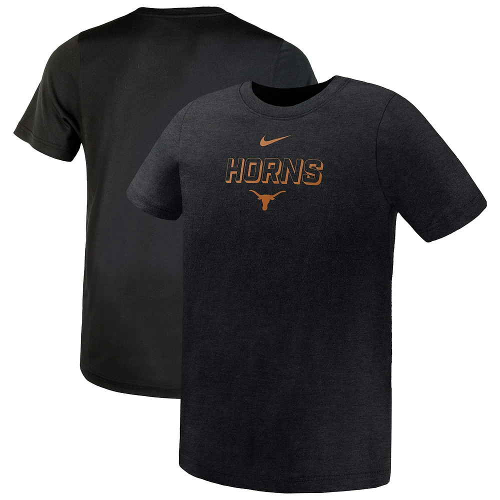 Preschool Nike Black Texas Longhorns Legend Performance T-Shirt